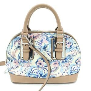 Charming Charlie Floral Pastel Watercolor Purse Handbag